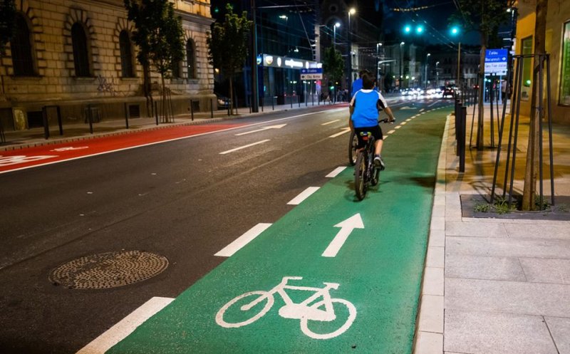 Piste de biciclete pe Calea Turzii-strada Observatorului și Drumul Sfântul Ioan