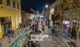 Midnight Snack, la Zlele Clujului! Cea mai mare masă din oraş a fost întinsă pe strada Napoca