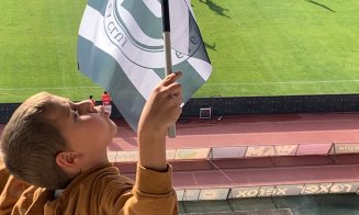 Tânăra generaţie de ultraşi ai lui "U" Cluj: "S-ajung să sar și io la gol pe gard, să flutur steagu' nostru într-o zi"