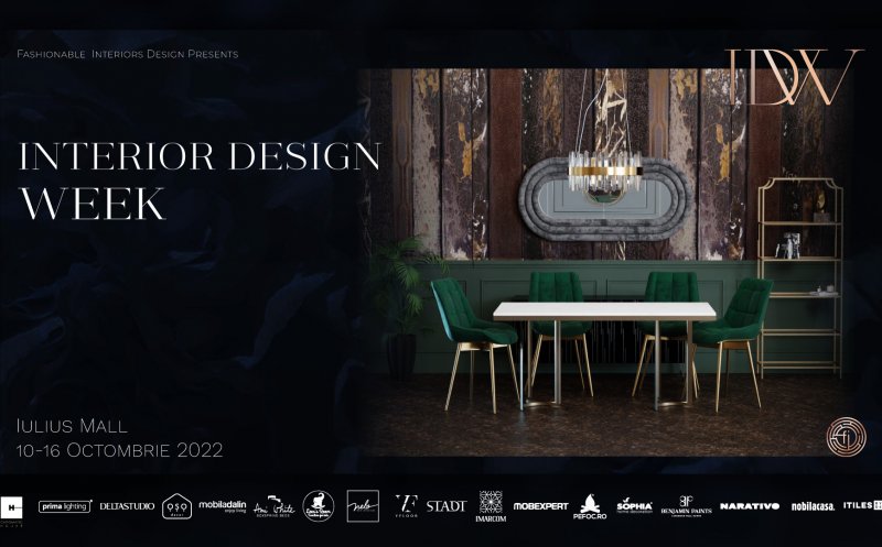 Descoperă cele mai noi tendințe și inovații în domeniul amenajărilor interioare, la Interior Design Week de la Iulius Mall Cluj!