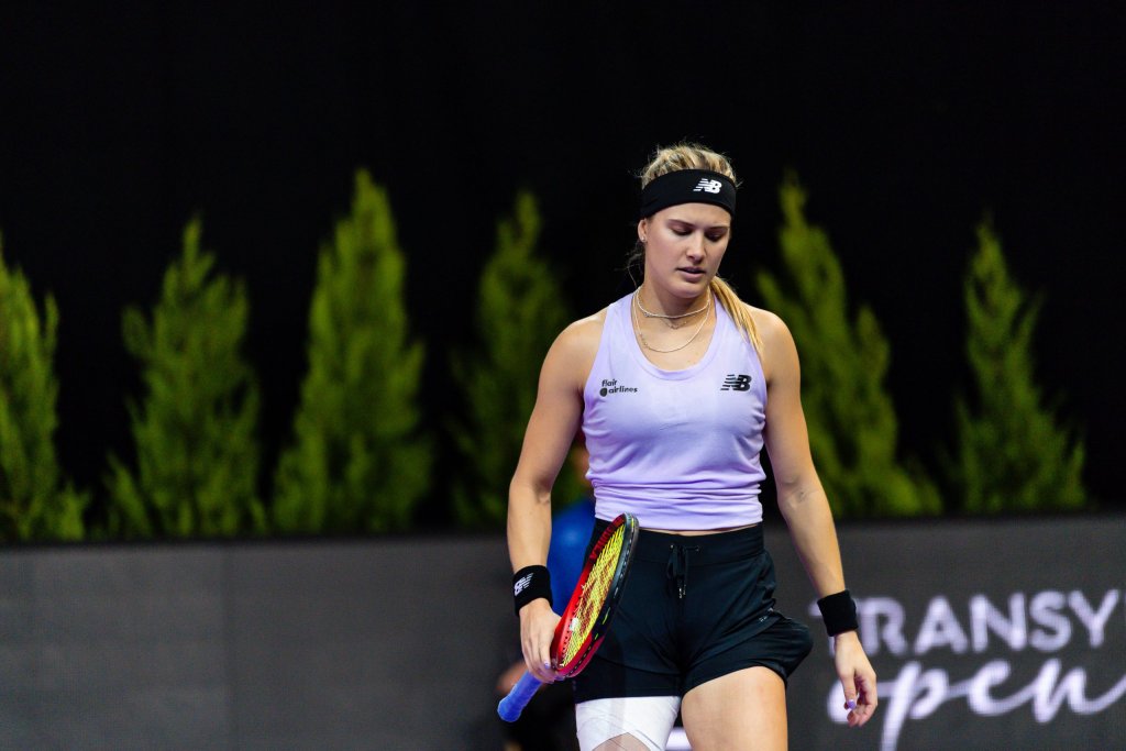 “Rupe-i fâșul!”. Imagini inedite cu Eugenie Bouchard, în timp ce rostește expresii în limba română