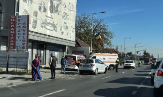 Accident cu o ambulanță în Florești