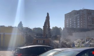 Se demolează supermarket-ul pe Dorobanților. Îi va lua locul un bloc de 9 etaje