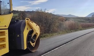 Se lucrează cu spor pe un important drum județean din Cluj. Reparații și pe cinci poduri, totul pe fonduri europene
