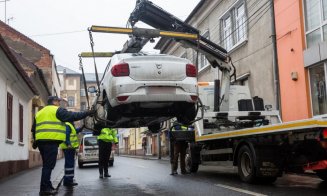 S-a decis! Poliția va putea ridica mașinile parcate ilegal pe trotuar