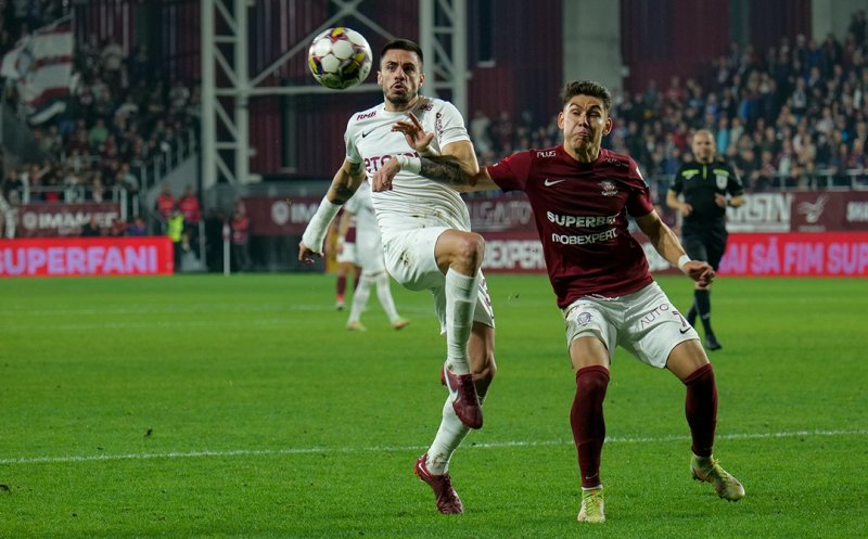Campioana, învinsă pentru a doua oară în trei zile. CFR Cluj a pierdut derby-ul "feroviar" cu Rapid