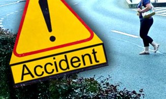Pieton lovit de mașină. S-a angajat în traversarea străzii prin loc nepermis