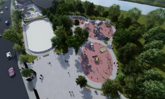 Cum va arăta Parcul Central din Turda: 20 de mil. lei pentru patinoar artificial și centru multifuncțional