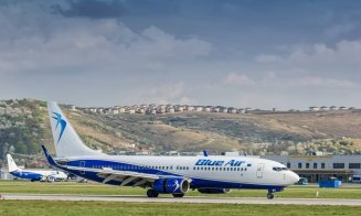 Sechestru ANAF pe aeronavele Blue Air. Un avion care a aparținut flotei Blue Air este reținut la sol de către aeroportul din Cluj-Napoca