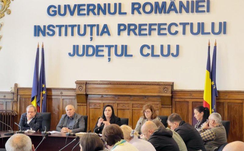 Prefectul Clujului, ședință cu primarii din județ. Ce teme au fost abordate