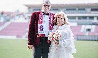 Din dragoste pentru CFR Cluj: „Au ales să vină pe stadion în cea mai importantă zi din viața lor”