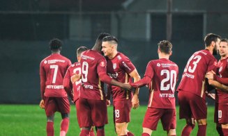 CFR Cluj învinge greu ultima clasată, dar urcă pe locul secund în Superligă