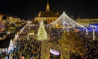 ASTĂZI începe Târgul de Crăciun din Cluj-Napoca și se aprind LUMINIȚELE festive! Vezi programul de weekend