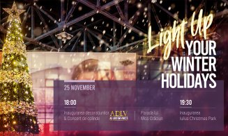 „Light Up your Winter Holiday” cu Crăciunul Cosmic de la Iulius Mall Cluj