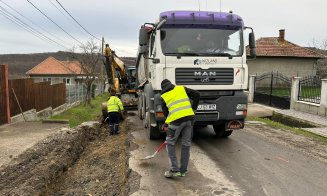 Reparații pe un nou drum județean din Cluj. Se lucrează doar când permite vremea