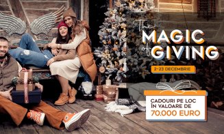 The magic of giving: cumpără cadourile perfecte pentru cei dragi și câștigă premii uimitoare la Iulius Mall Cluj