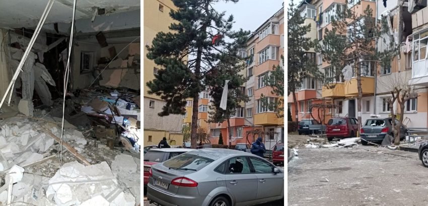 Explozie într-un bloc din Suceava / 28 de familii afectate și 4 răniți / O victimă e în stare gravă