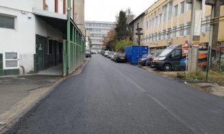 Asfaltări în incinta platformei Clujana