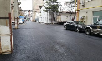 Asfaltări în incinta platformei Clujana