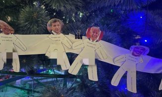Zelenski și Macron au ajuns pe post de decorațiuni pentru bradul de Crăciun: „Dușmanii Rusiei”