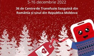 Campanie de donare de sânge la Cluj, înainte de Crăciun: "Fii erou, fă un cadou!"