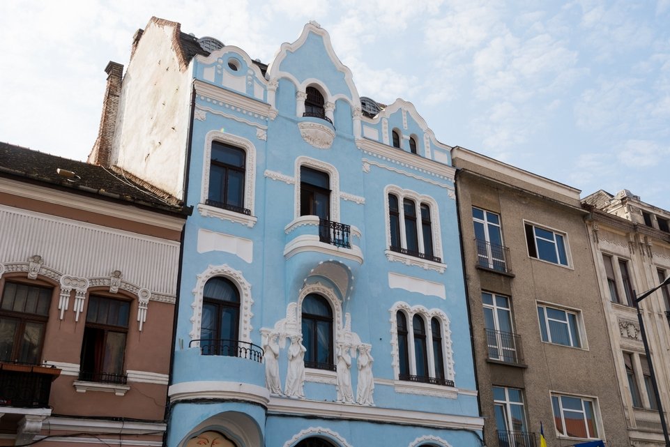 Povestea "casei albastre" din centrul Clujului