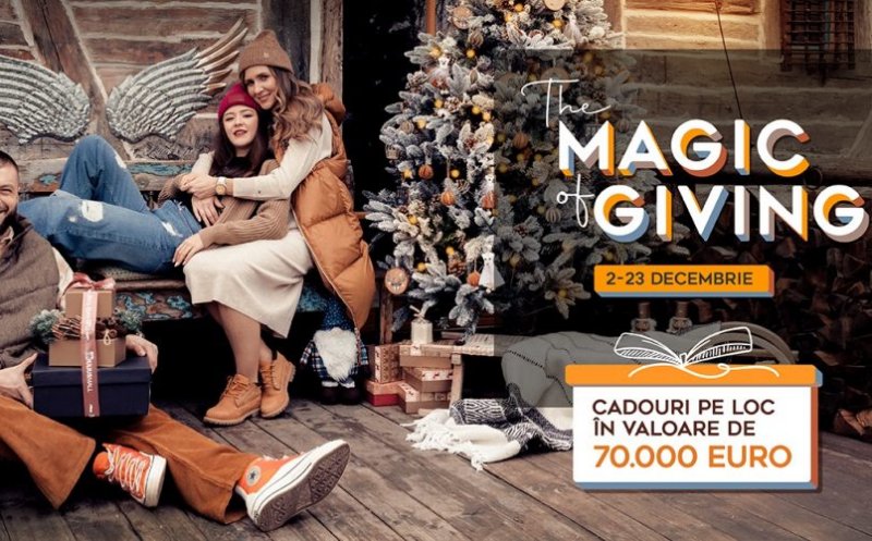 The magic of giving: Cadouri de poveste și premii de 70.000 euro la Iulius Mall Cluj