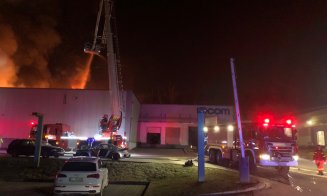 Depozitul Lecom din parcul Tetarom, SALVAT de la incendiu de un perete ANTIFOC