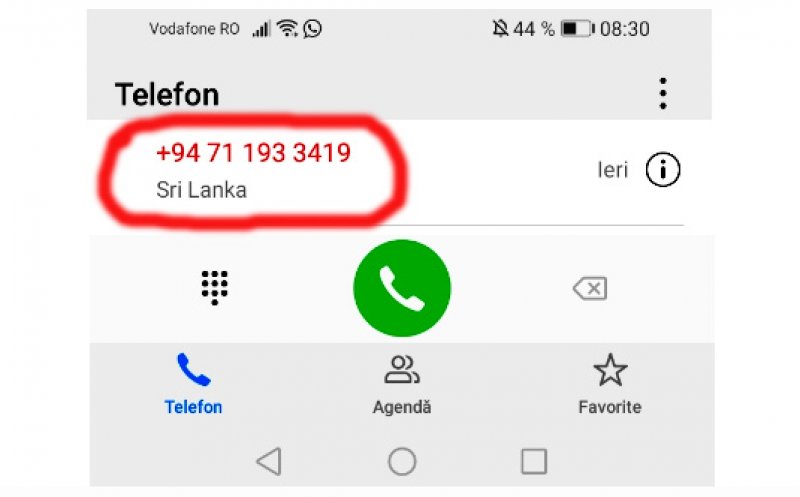 Aţi primit recent apeluri din Siri Lanka? Prefixul +94 vă poate încărca factura