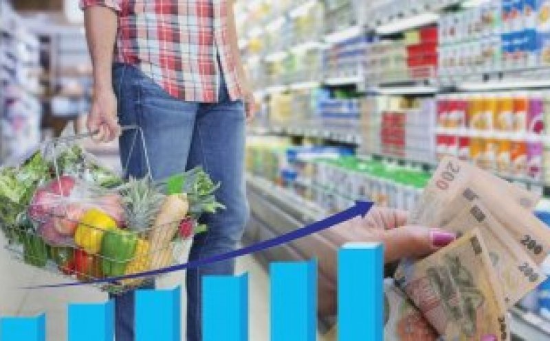 Inflația a depășit 16% anul trecut. Cât de mult s-au scumpit alimentele și serviciile