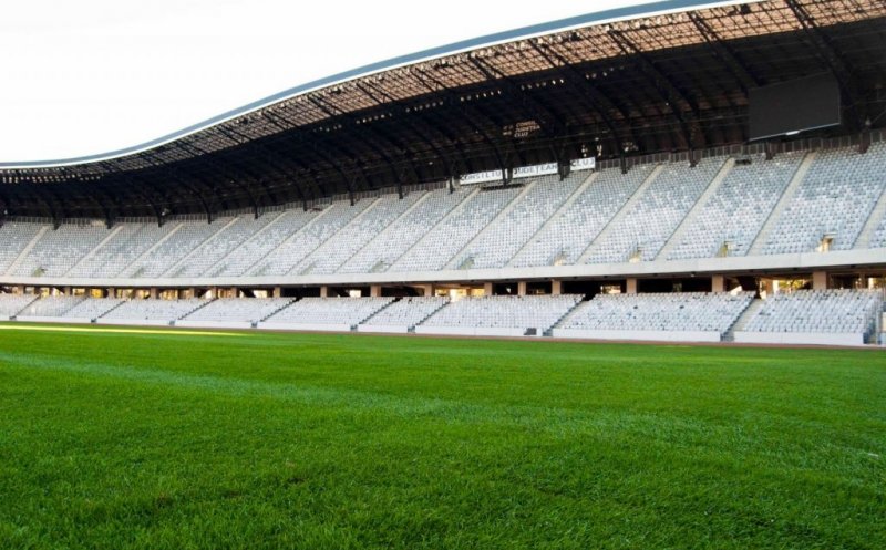 De ce s-a renunțat la ideea de gazon hibrid pentru Cluj Arena