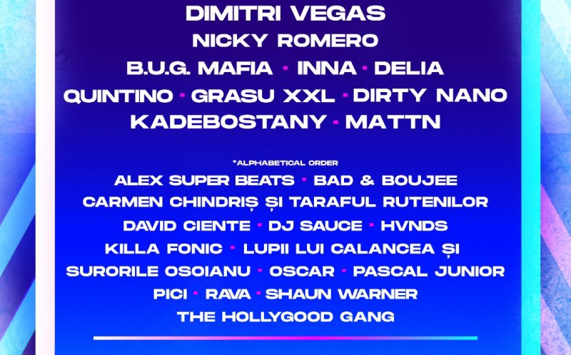 Dimitri Vegas vine la Mssif. Cine mai urcă pe scenă