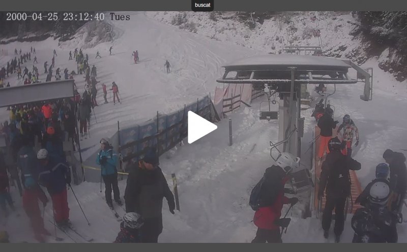 A nins în zona de munte a Clujului, la Băișoara /  Atenție șoferi! Se plătește parcarea
