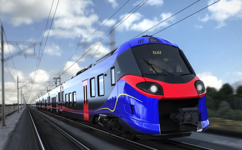 Trenuri electrice pe traseul Cluj-Bistrița