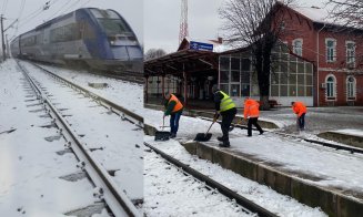 CFR după prima zăpadă serioasă: Trenurile circulă în condiții normale de iarnă, toate magistralele feroviare sunt deschise