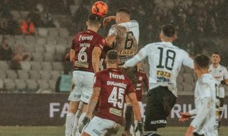 "U" Cluj și Rapid încheie la egalitate lupta în mocirlă