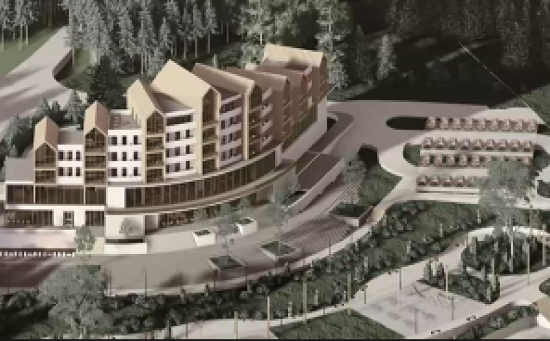 Proiect RESPINS! Resort cu hotel de 5 etaje, săli de evenimente, spa, piscină, terenuri de sport, în apropierea pârtiei din Mărișel