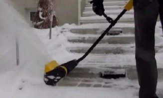 Clujenii vor primi amenzi usturătoare dacă nu curăță zăpada din dreptul casei