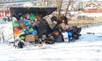 Supercom a pus mâna pe lopată pe Stejarului, în Floreşti, iar lopata s-a rupt în munţii de gunoaie