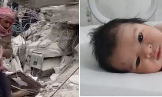 Ce se întâmplă cu Aya, fetiţa născută printre dărâmături în Siria