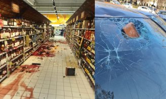 IMAGINI din Gorj, după cutremurul de 5,7. Prăpăd în magazine și în case, clădiri avariate, oameni puși pe fugă