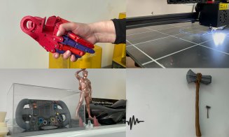 „Mâna de ajutor” pentru pacienții cu brațe amputate vine de la Cluj. UTCN creează la imprimante 3D membre artificiale pentru oameni, dar și Ciocanul lui Thor sau volane de Formula 1