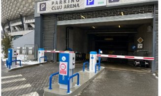 Cluj Arena: A fost pus în funcţiune noul sistem de parcaj din cadrul parcării subterane