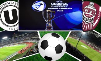 Reprezentanți UEFA au verificat la Cluj-Napoca stadioanele echipelor "U" Cluj şi  CFR Cluj