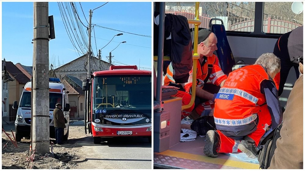Un clujean a murit în timp ce mergea cu autobuzul. Echipele de salvare au intervenit, însă a fost prea târziu (UPDATE)