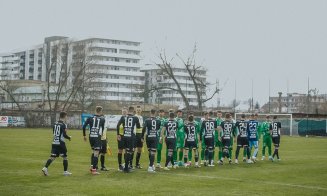 Victorie la limită pentru "U" Cluj în amicalul cu Sănătatea