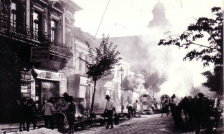 Armata de drumari în acțiune în Clujul de odinioară... Mai că ne ia invidia