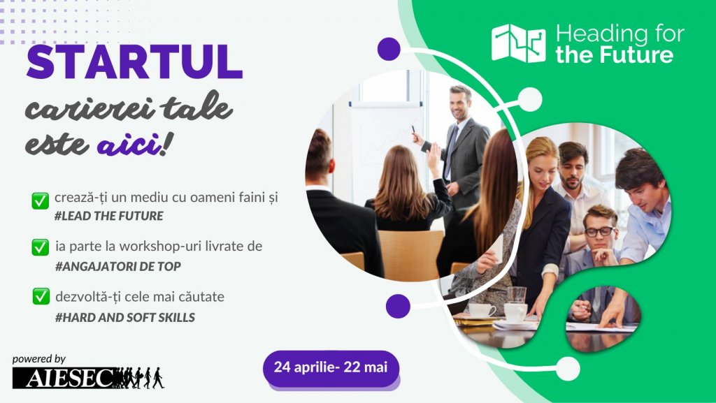 Dezvoltă-ți abilitățile și explorează gratuit noi domenii de activitate cu Heading for the Future!