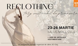Peste 1.000 de articole vestimentare se transformă în fapte bune, la târgul ReClothing, din Iulius Mall Cluj