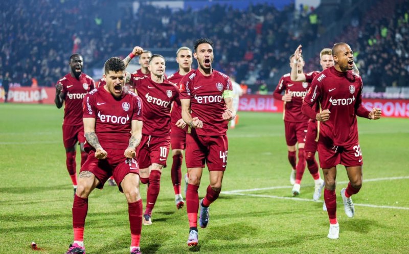 CFR Cluj evoluează azi la Craiova în play-off-ul Superligii